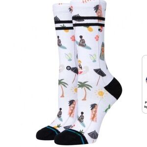 Stance Too Hot! Crew Socks NWOT